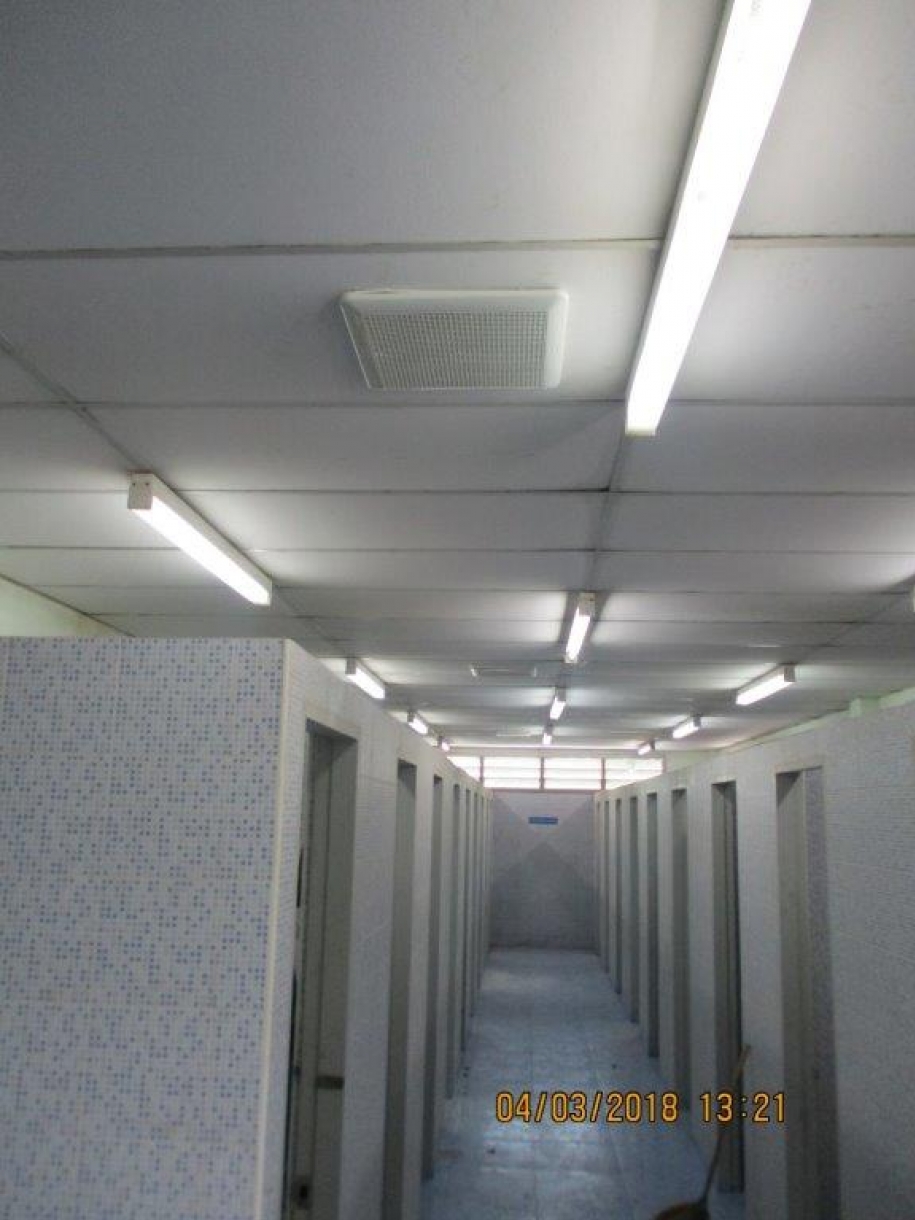 งาน Renovate และเดินระบบท่อ ห้องน้ำโรงงาน ( บริษัท บันได)